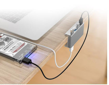 All aluminum usb3.0 splitter computer notebook converter snap-in expansion HUB hub universal - Cruish Home