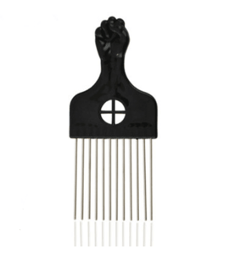 Metal Comb African Hair Pik Comb Brush Salon Hairdressing Hairstyle Styling Tool Hair Accessories - Cruish Home