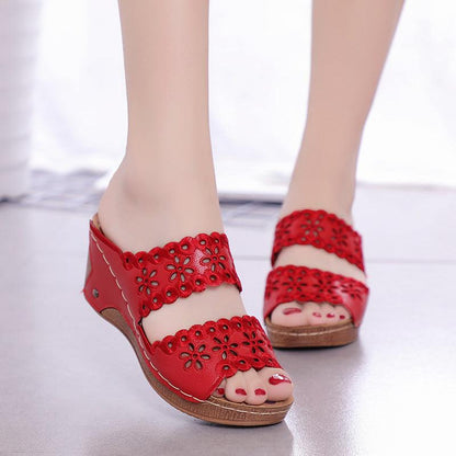 Wedge sandals women summer sponge cake - Cruish Home