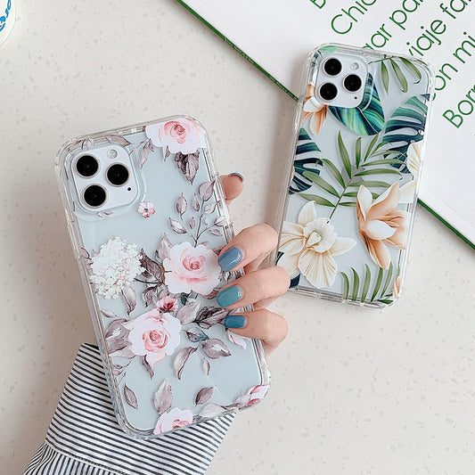 Banana Leaf Watercolor Flowers Are Suitable For Protecting Mobile Phone Cases - Cruish Home