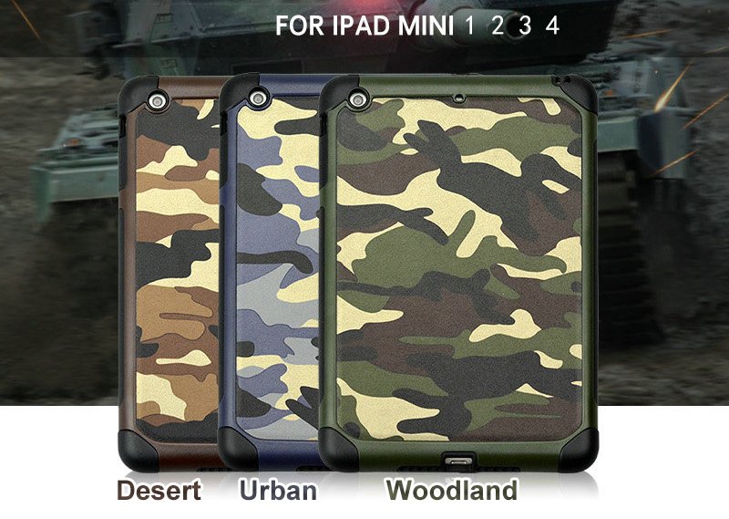 Camouflage Protective iPad Mini Case