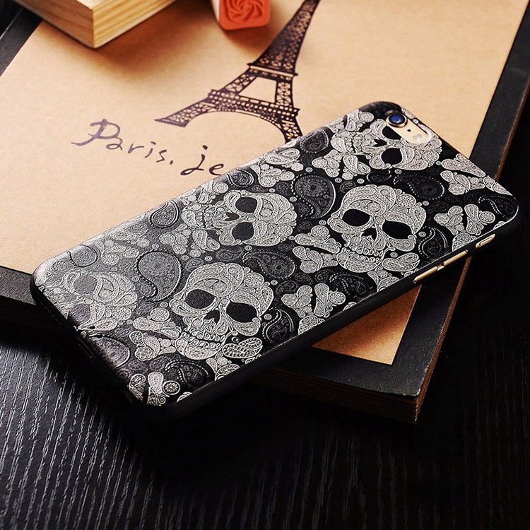 Floral Skull iPhone Case