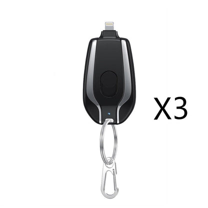 Mini Keychain Charger Emergency Power Bank Type-C