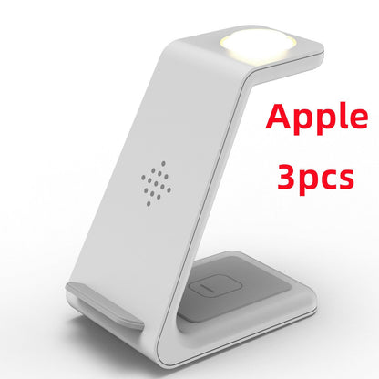 3-in-1 Wireless Charger Stand for Phone, Watch, Earbuds