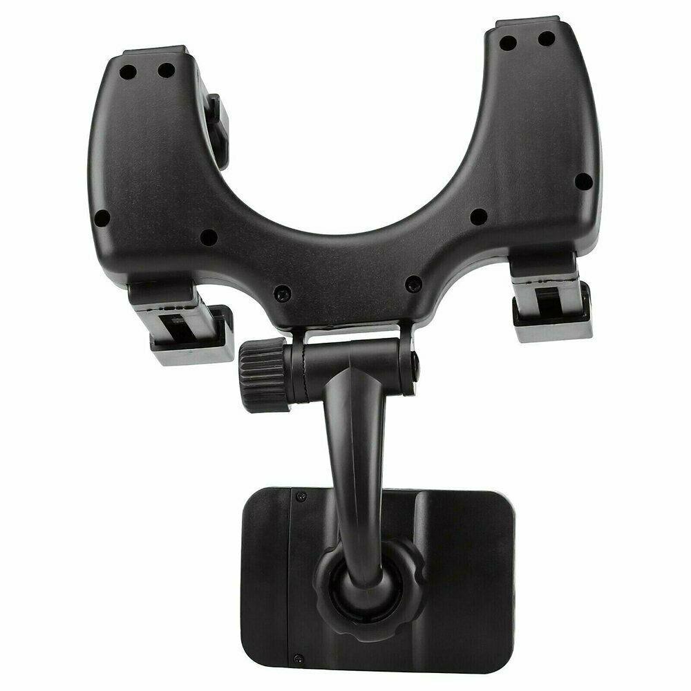 Universal Car Rear View Mirror Mount Stand GPS Cell Phone Holder 360 Rotation - Cruish Home