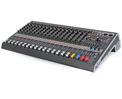 5Core Audio Mixer 16 Channel DJ Mixing Board Bluetooth USB Analog