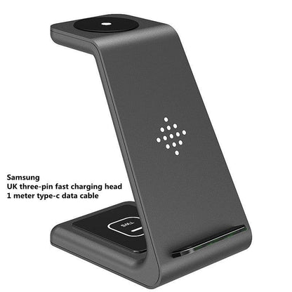 3-in-1 Wireless Charger Stand for Phone, Watch, Earbuds