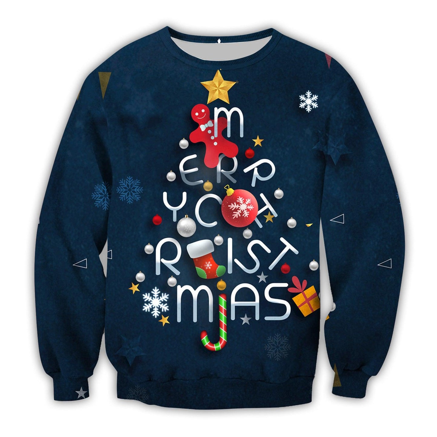 3D Printed Christmas Hoodie – Holiday Sweatshirt for Women