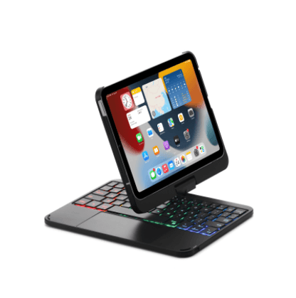 Compatible with Apple, Rotatable Bluetooth Ipad Touch Keyboard With Backlight - Cruish Home