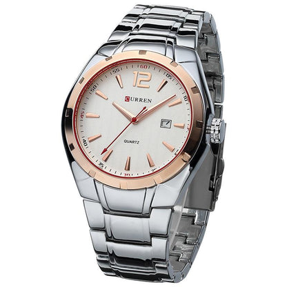 Fashion Casual Calendar Quartz Watch For Men