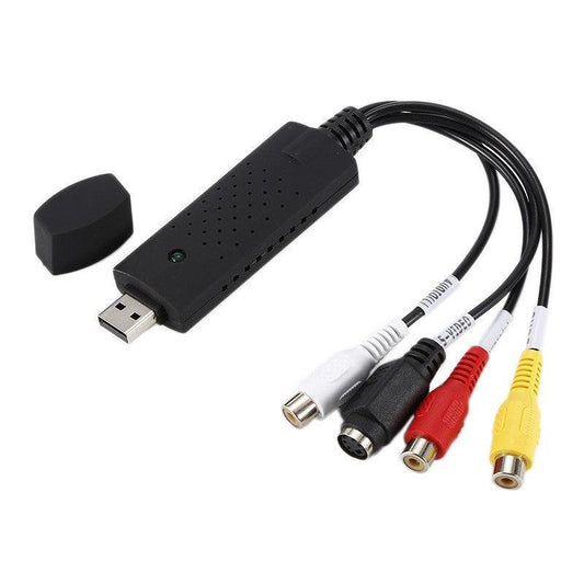 VHS To DVD Converter Convert Analog Video To Digital Format Audio Video DVD VHS Record Capture Card Quality PC Adapter - Cruish Home