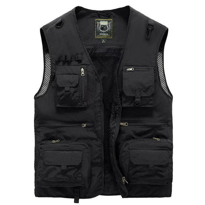 Men's Outdoor Work Clothes Vest Multi-pocket Jacket - Cruish Home