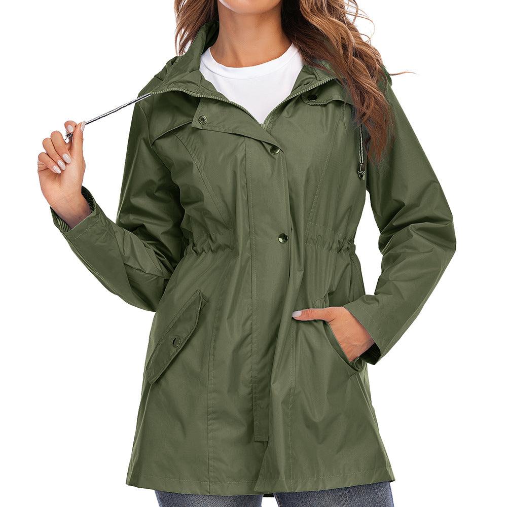 Waterproof zipper raincoat jacket - Cruish Home