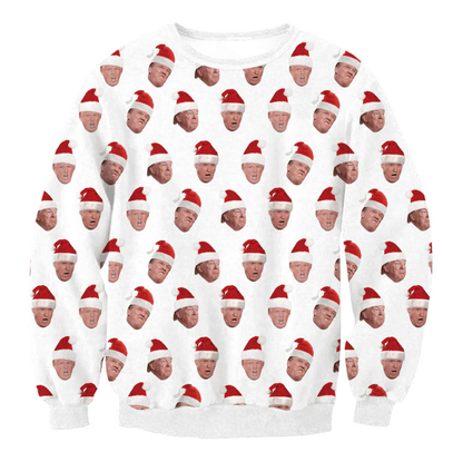 UGLY CHRISTMAS SWEATER Vacation Santa Elf Funny Womens Men Sweaters Tops Autumn Winter Clothing - Cruish Home