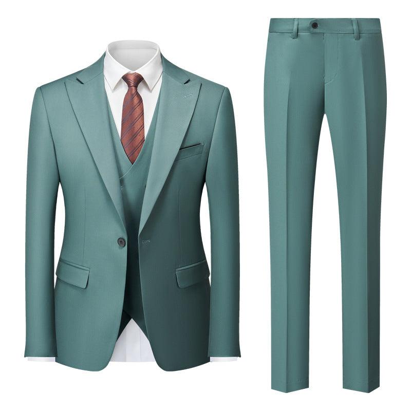 Men's Business Casual Suit Men's Foreign Trade Cross-border Suit Wedding Groom Dress - Cruish Home