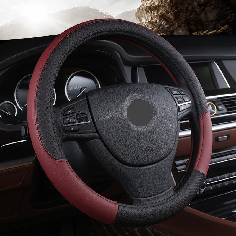 Universal Leather Car Steering Wheel Cover - Cruish Home