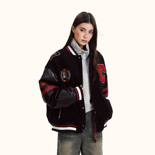 Embroidery Stitching Baseball Uniform Jacket