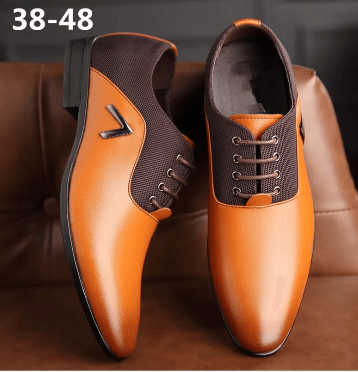 African men's business leather shoes lage size 445678 leather shoes male - Cruish Home