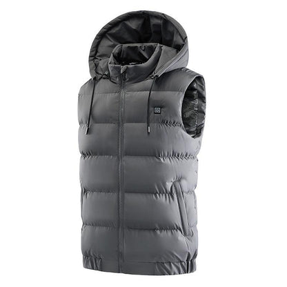 Self-heating Vest Men's Hooded Smart - Cruish Home