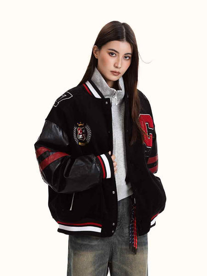 Embroidery Stitching Baseball Uniform Jacket