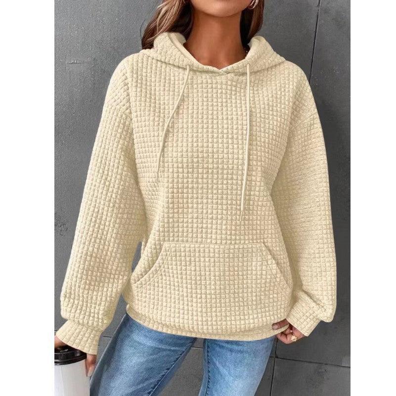 Women's Loose Casual Solid Color Long-sleeved Sweater - Cruish Home