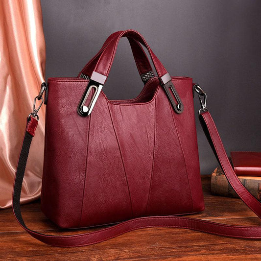 Soft leather large-capacity handbag - Cruish Home