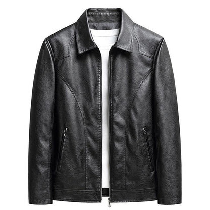 Men's Thin Leather Jacket - Cruish Home