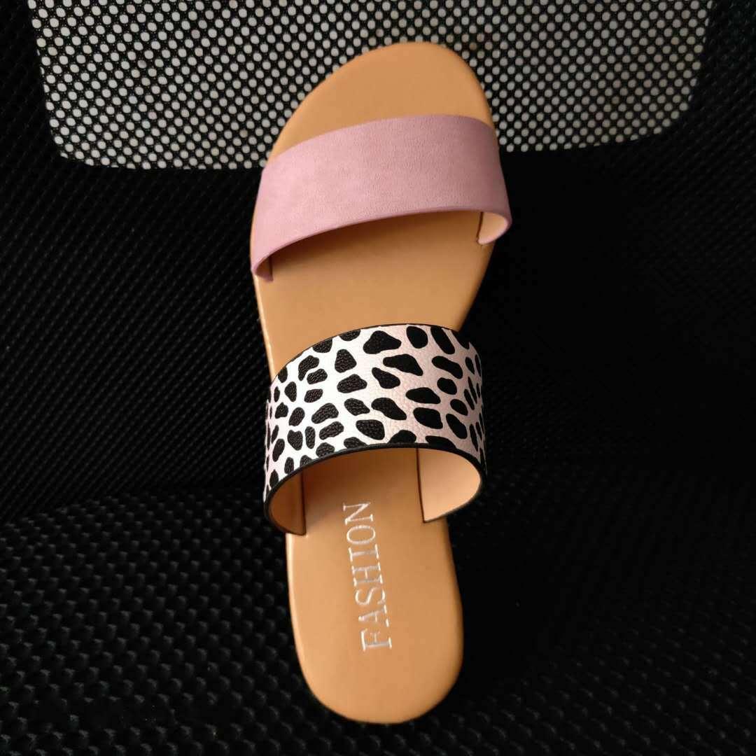 Leopard slippers sandals - Cruish Home