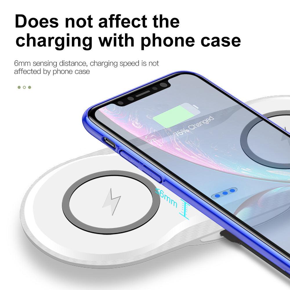 Wireless Charger Dual Mobile Phone Charger - Cruish Home