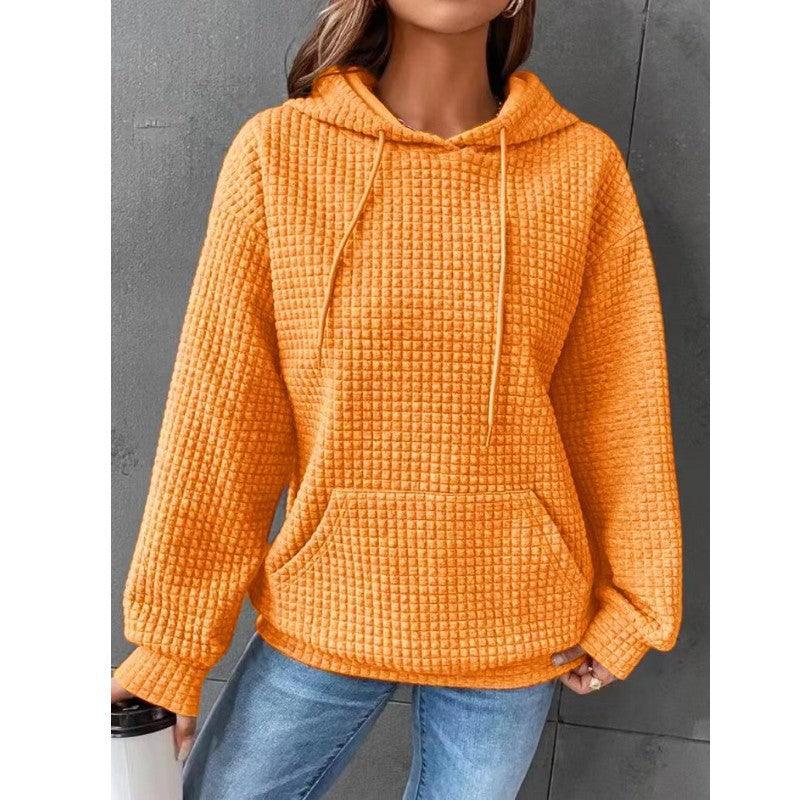 Women's Loose Casual Solid Color Long-sleeved Sweater - Cruish Home