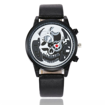 Fashion Casual Skull Pattern Quartz Watch For Men