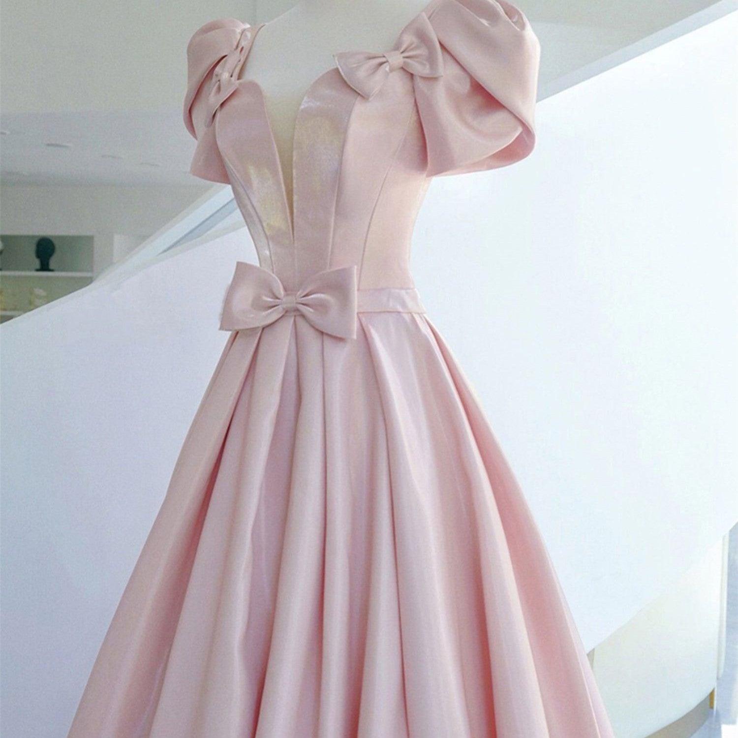 French Satin Temperament Engagement Dress - Cruish Home