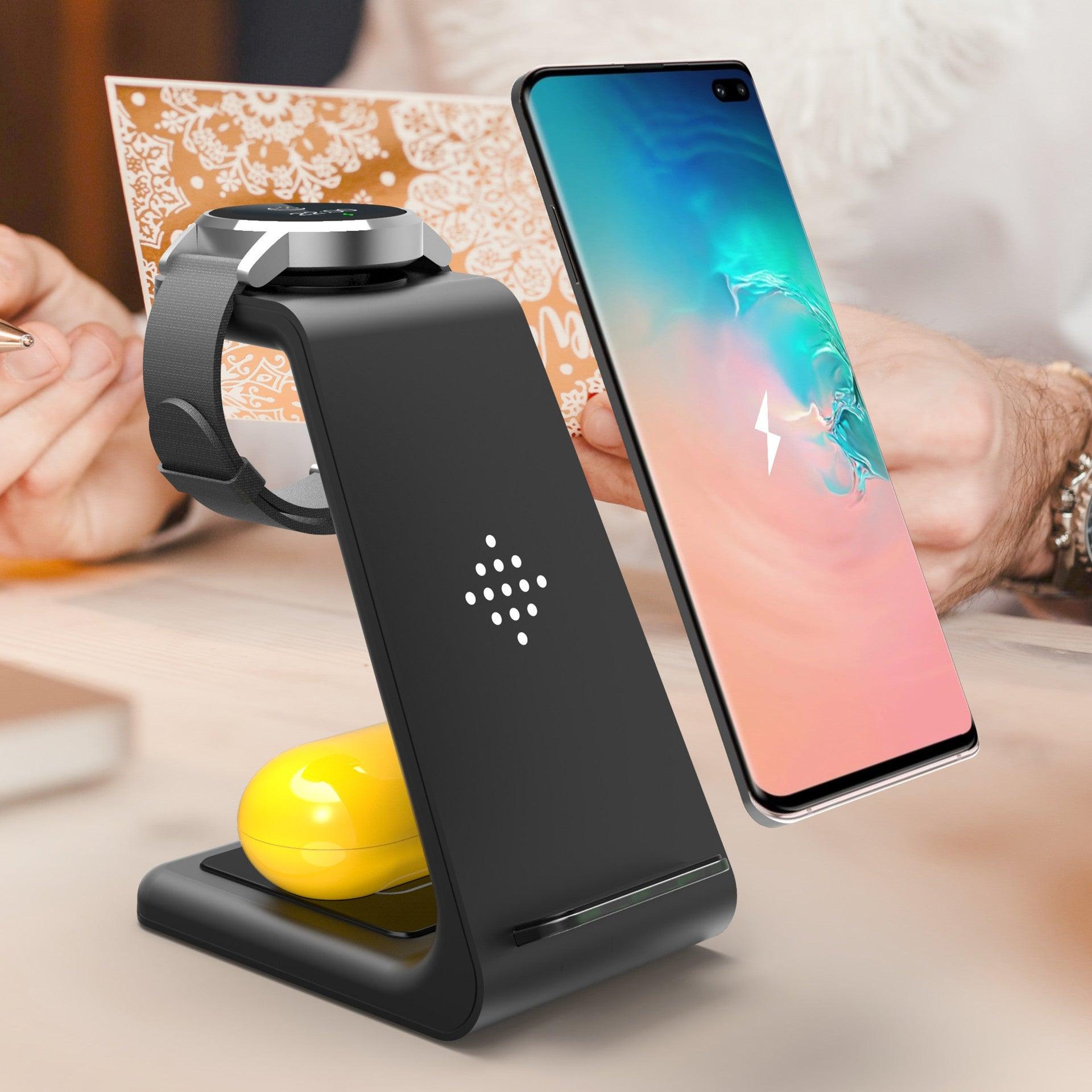 3-in-1 Wireless Charger Stand for Phone, Watch, Earbuds