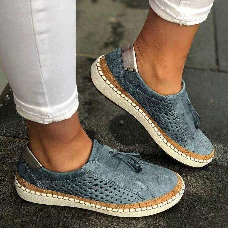 European And American Tassel Fashion Slip-on Women's Slip-on Shoes - Cruish Home