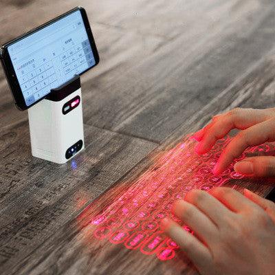 LEING FST Virtual Laser Keyboard Bluetooth Wireless Projector Phone Keyboard For Computer Pad Laptop With Mouse Function - Cruish Home