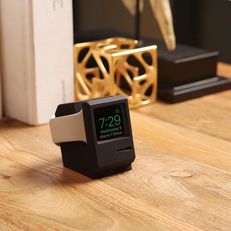 Classic Macintosh Apple Watch series Charger Holder Stand