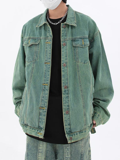 Loose And Lazy Style Versatile Slimming Denim Jacket - Cruish Home