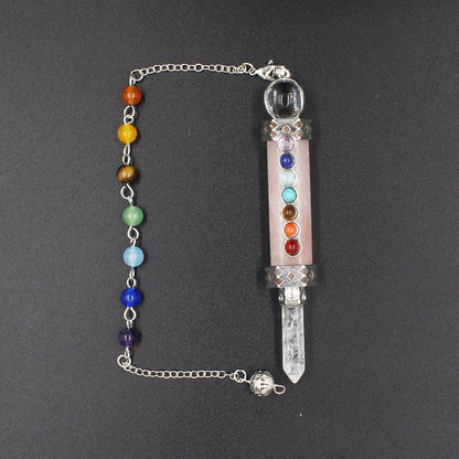 Seven Stone Chakra Pendant Pendulum Pendulum Pendant Right - Cruish Home