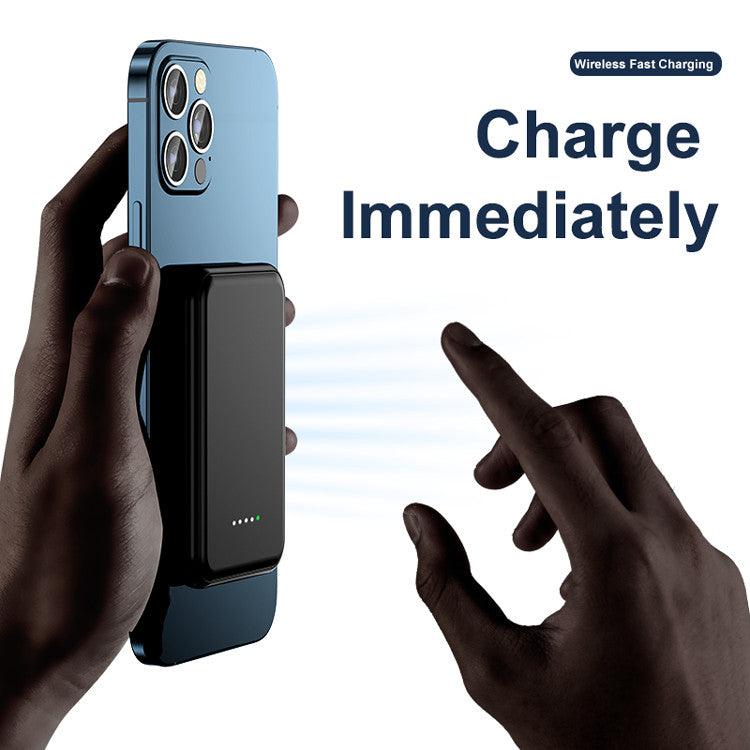 Mini Magnetic Power Bank 5000mAh Wireless - Cruish Home