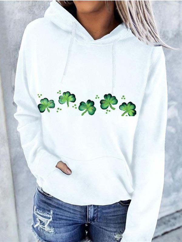 Line Style Embroidered Hoodie For Women - Cruish Home