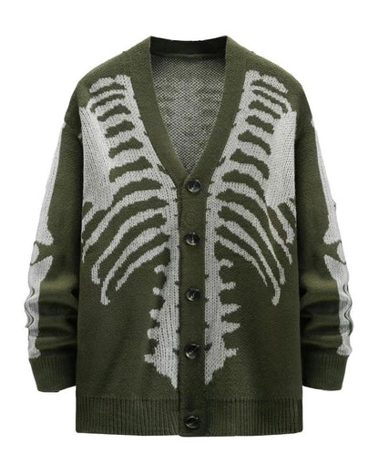 Autumn And Winter Sweater Coat Jacquard Halloween Knitted Cardigan - Cruish Home