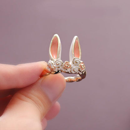 Rabbit Ear Ring Women's Oil Drop Color Ring - Cruish Home