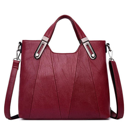 Soft leather large-capacity handbag - Cruish Home