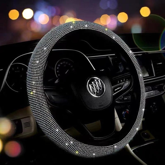 Steering Wheel Cover Diamond-studded Summer Without Inner Ring Full - Cruish Home