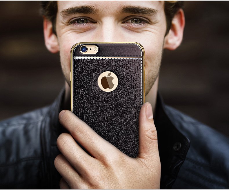 Luxury Litchi Grain iPhone Case