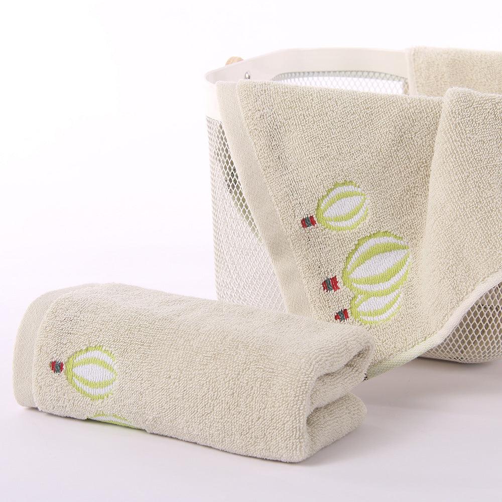 Absorbent Thickened Cotton Towel With Hand Gift - Cruish Home