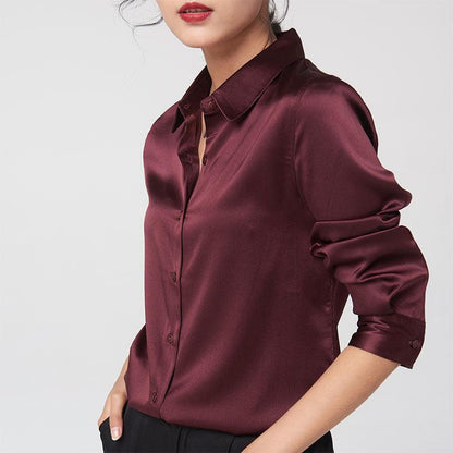 Silk long sleeve shirt - Cruish Home