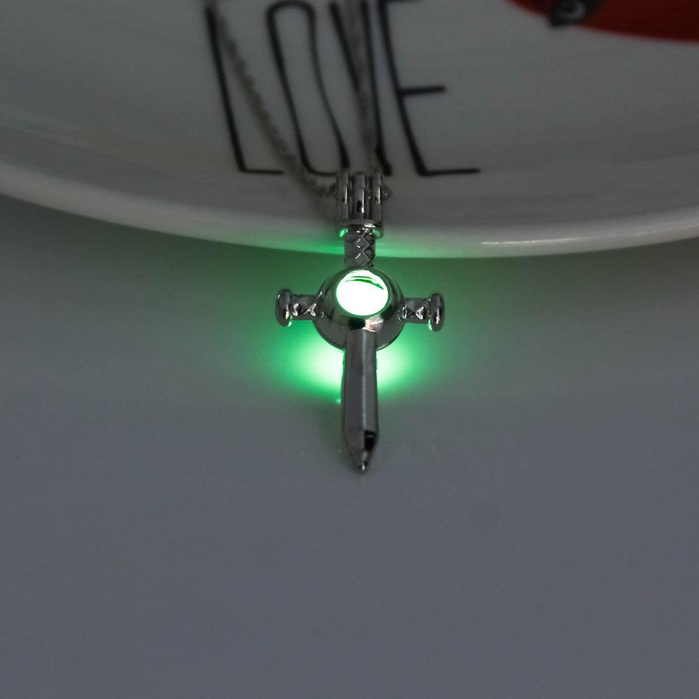 Creative Luminous Sword Openable Hollow Pendant - Cruish Home