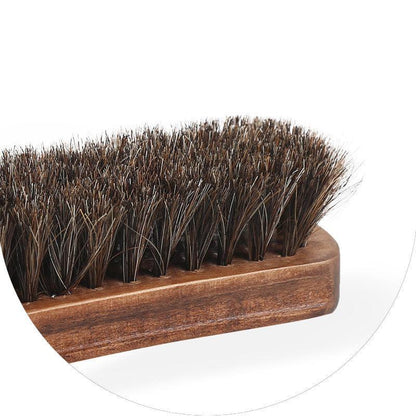 Shoe polish mahogany brush horsehair brush - Cruish Home