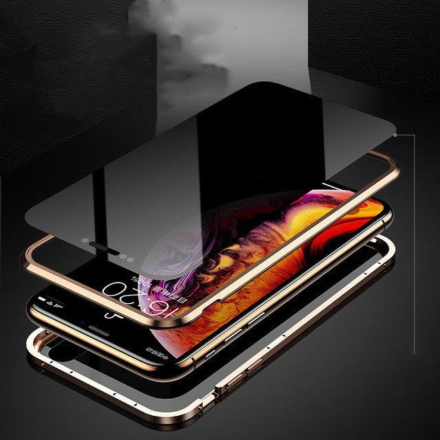 Phone Case Anti-peep Magnetic Protective Shell Magnetic Privacy Glass Case For Phone - Cruish Home